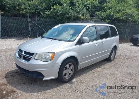 2012 Dodge Grand Caravan Sxt из США, поврежденный, VIN 2C4RDGCG7CR180066